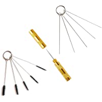 ABEST – Juego de herramientas para la limpieza y la reparación de aerógrafos- con cepillos y aguja de acero inoxidable…